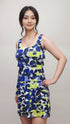 CHACHA Ruffle Knee length PRINTED Dress - D2760
